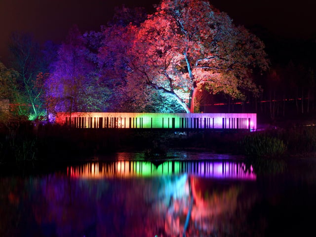 Winter illuminations have returned to RHS Harlow Carr.