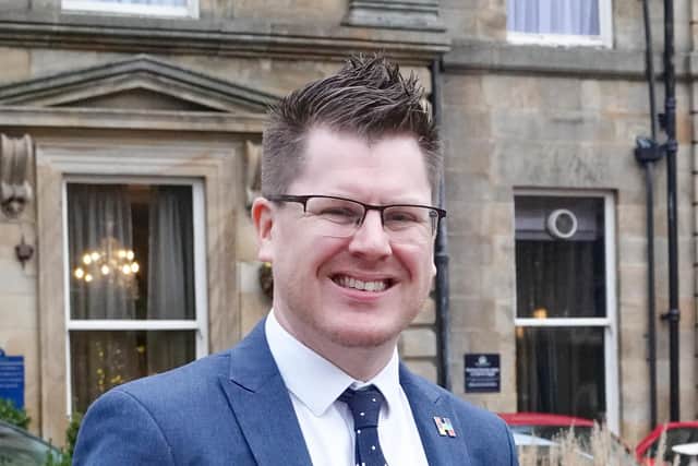 Dan Siddle, General Manager of  the Crown Hotel, Crown Place, Harrogate.