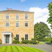 The front elevation of the grand Georgian property that has been launched for sale at £2,200,000.