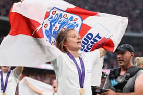 Rachel Daly helped England to glory at the 2022 European Championships. Picture: Getty Images