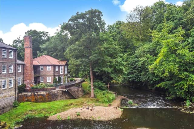 19 & 20 Castle Mills, Waterside, Knaresborough - offers over £850,000 with Fine & Country, 01937 583535.