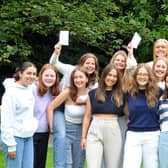 Success - Flashback to pupils celebrating A level results at Harrogate Ladies College which features in Sunday Times Top Schools Top Ten. (Picture contributed)