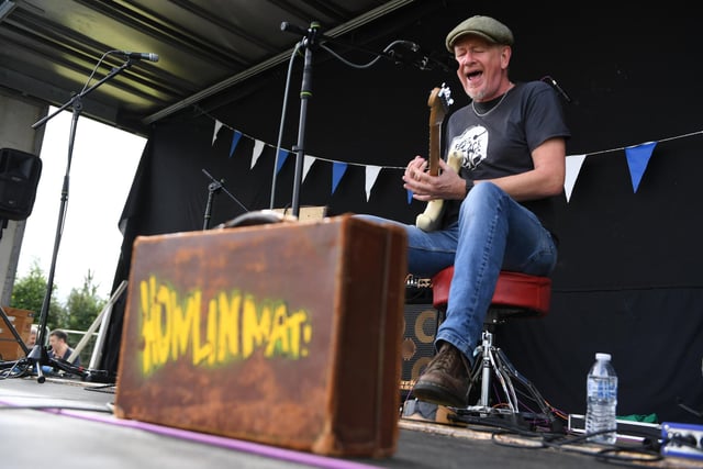 Howlin Mat! takes to the stage to entertain crowds at the festival