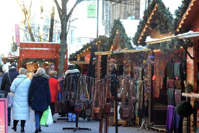 Fargate Sheffield Christmas Market. (Pic credit: Marisa Cashill)