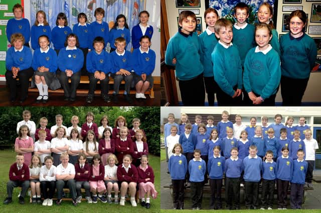 We take a look at 20 photos of primary school leavers from across the Harrogate district over the years
