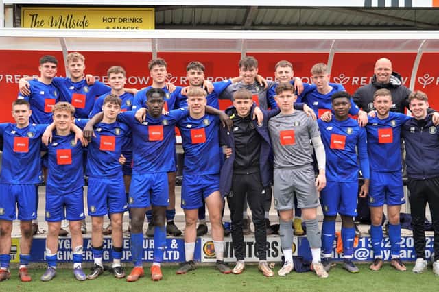 Harrogate Town Under-18s have been crowned 2022/23 EFL Youth Alliance North East Division champions. Picture: Harrogate Town AFC