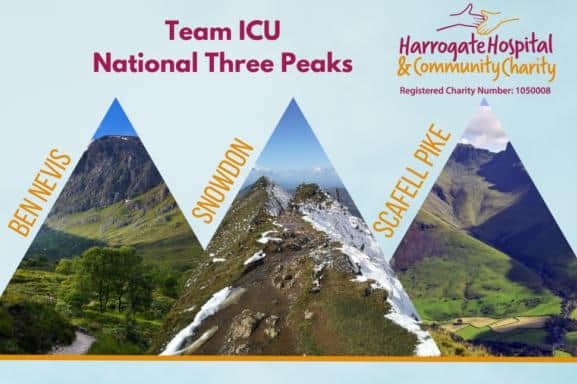 Staff from Harrogate District Hospital are taking on the National Three Peaks challenge to raise money for new equipment