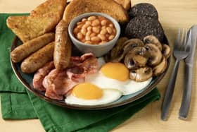 Super savings: Morrisons introduces two for £12 on selected meals in cafes.