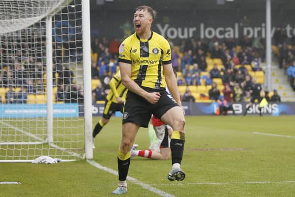 Jasper Moon has scored three goals in 46 appearances since joining Harrogate Town on a season-long loan deal. Picture: Paul Thompson/ProSportsImages