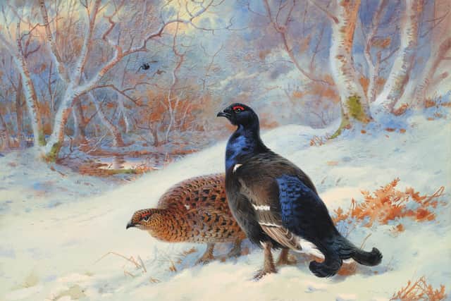Archibald Thorburn, Blackgame in Snow – estimate: £8,000-12,000