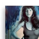 Part of a stunning portrait of Kate Bush from the In Wonder exhibition by Christian Furr and Gered Mankowitz at RedHouse Gallery, Cheltenham Mount, Harrogate.