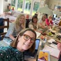 Ripon Theatre Festival's Katie Scott, front, with the team of hard-working core members who have made the event so successful for the city. (Picture contributed)