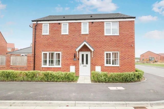 This three bedroom and two bathroom detached house is for sale with Hunters for £400,000