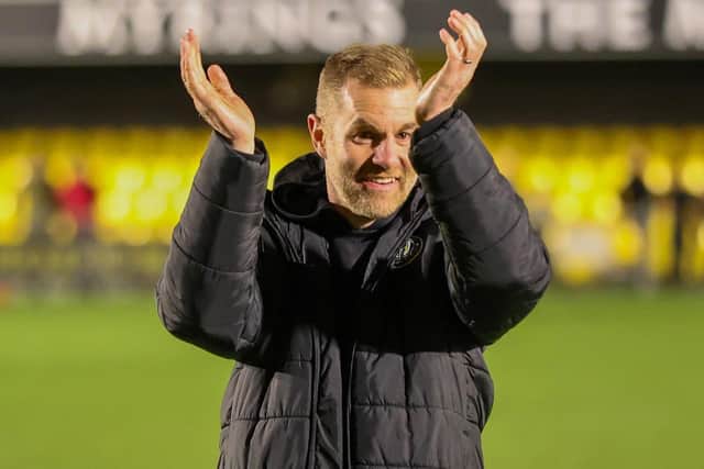 Sulphurites boss Simon Weaver was thrilled to see Tom Cursons open his account for the club.