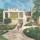A visualisation of Ripon Cathedral's plans to construct a two-storey annexe on public land known as Minster Gardens, housing toilets for the cathedral, as well as a cafe and a song school. (Picture contributed)