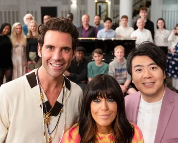 Harrogate amateur musician impressing in Channel 4 TV series - The presenter of The Piano Claudia Winkleman with judges superstar pianist Lang Lang and pop singer Mika. (Picture contributed)
