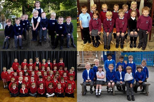 We take a look at 17 photos of primary school starters from across the Harrogate district over the years