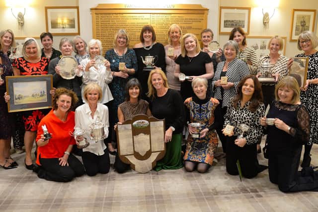 Pannal GC's 2023 Ladies section prize-winners, including Club Champion, Julie Parry. Picture: Submitted