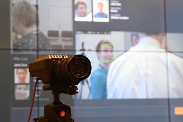 The technology is used to match human faces on images and live or pre-recorded video footage with faces on a watchlist.