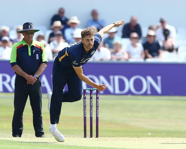 Former Harrogate CC paceman Ben Coad has signed a new contract with Yorkshire CCC. Picture: Ashley Allen/Getty Images