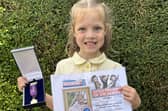 Harriet Smith, 5, from Harrogate, has been named 'Little Trooper of the Month' by the children’s military charity Little Troopers, which recognises the bravery of children in Armed Forces families