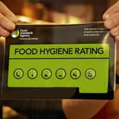 A Chinese takeaway in Harrogate has been given a three out of five food hygiene rating by the Food Standards Agency
