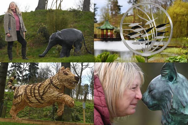 We take a look at 17 photos of the new spectacular sculptures on display at the Himalayan Garden & Sculpture Park in Ripon