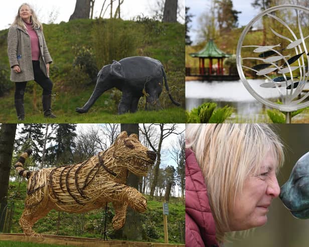 We take a look at 17 photos of the new spectacular sculptures on display at the Himalayan Garden & Sculpture Park in Ripon