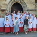 Knaresborough's St John’s Choir who are performing a special service giving thanks for the life of the Queen.