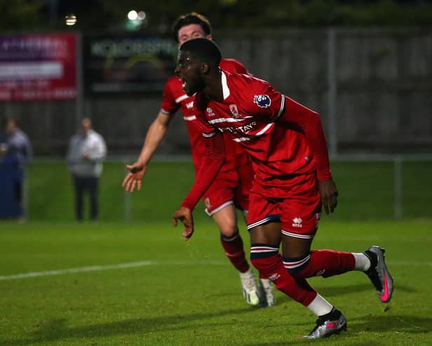 Middlesbrough FC prospect Jeremy Sivi has joined Harrogate Town on loan. Picture: Submitted