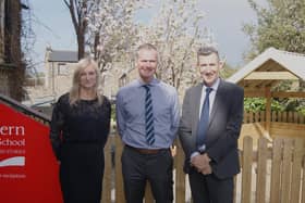 End of an era at Western Primary School in Harrogate - New Headteacher, Johanna Slack, current Head Tim Broad and Red Kite Learning Trust's CEO, Richard Sheriff. (Picture contributed)