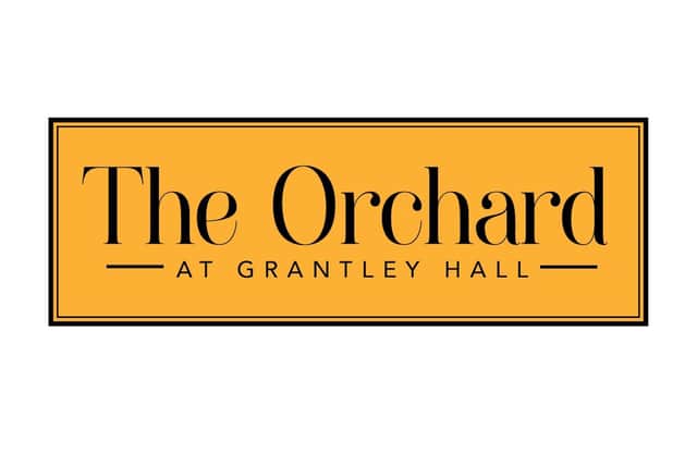 The Orchard is one of three fully covered and heated al fresco dining options at Grantley Hall