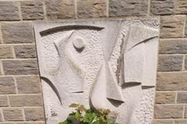 The discovery of striking concrete relief panels on a Harrogate wall is prompting mystery and bafflement.