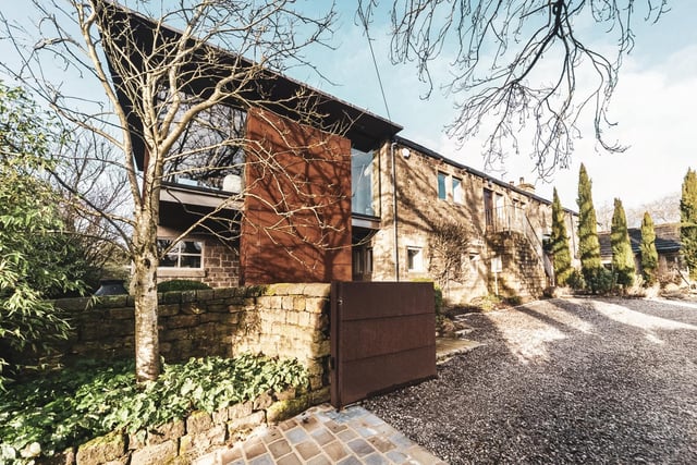 This barn conversion is for sale at the guide price of £1.75m with Myrings Estate Agents Ltd.