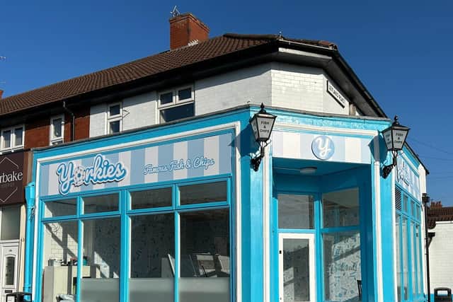 New Harrogate 'chippie' Yorkies Fish and Chips is expected to open on Wednesday, April 16 at 65 Knaresborough Road. (Picture contributed)