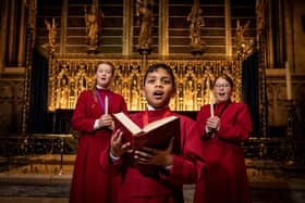St Robert's Church Choir has been invited to lead the music at the Evensong Service at Ripon Cathedral on April 14. Pictured here are some of the cathedral choristers