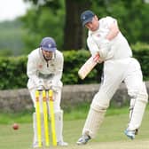Richard Ward hit an unbeaten century, but it was not enough to save Kirk Deighton CC from defeat to Pateley Bridge. Picture: Gerard Binks