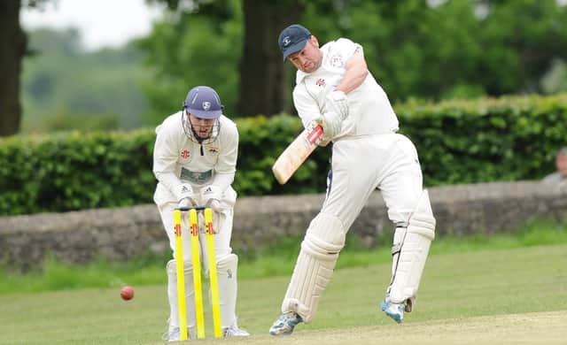 Richard Ward hit an unbeaten century, but it was not enough to save Kirk Deighton CC from defeat to Pateley Bridge. Picture: Gerard Binks