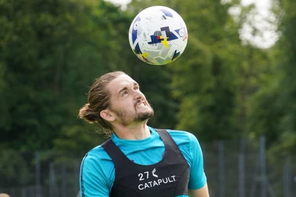 Harrogate Town midfielder Ben Fox in action during a pre-season training session. Picture: Harrogate Town AFC