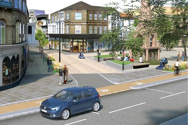 Gateway controversy - North Yorkshire County Council is now seeking legal advice on how best to proceed with a largely Government-funded traffic project to transform the Station Parade area of Harrogate. (Picture North Yorkshire Council)