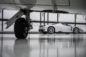 Handout photo of Ferrari Enzo, which has covered just 141 miles in 20 years.