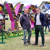 Tom Gordon,  Liberal Democrat MP candidate for Harrogate & Knaresborough, right, with former Lib Dem Leader Tim Farron MP at last week's Great Yorkshire Show in Harrogate. (Picture Lib Dems)