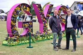 Tom Gordon,  Liberal Democrat MP candidate for Harrogate & Knaresborough, right, with former Lib Dem Leader Tim Farron MP at last week's Great Yorkshire Show in Harrogate. (Picture Lib Dems)