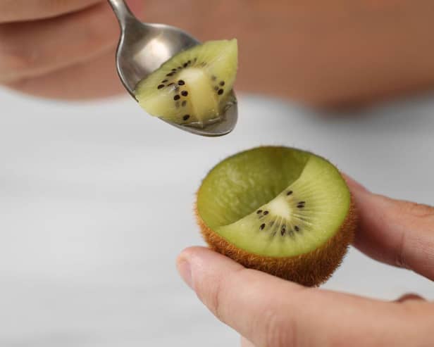 Eating the equivalent of a couple of kiwifruits a day will improve your skin over two weeks.