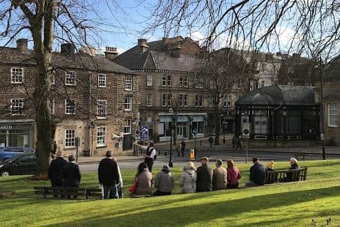 The hard-working Harry pictured in Crescent Gardens in Harrogate showing visitors the town’s the classic landmarks, including the Royal Pump Room Museum and Mercer Art Gallery. (Picture contributed)