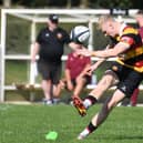 Rory Macnab and his Harrogate RUFC team-mates have made a positive start to their 2023/24 campaign. Picture: Gerard Binks