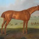 Attributed to Thomas Spencer, ‘Lady Caroline Held by a Groom, Newmarket’ – estimate: £10,000-20,000