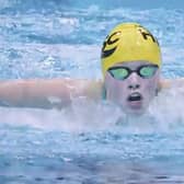 Harrogate & District Swimming Club ace Lois Child in action. Pictures: Submitted