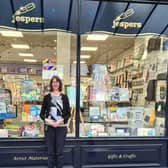 Lynn Cummings, of Jespers of Harrogate, is celebrating her 30th year working at one of the town's oldest shops