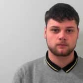 Ryan Hopper, from Harrogate, has been jailed for 19 months for burglary and causing ABH on a woman